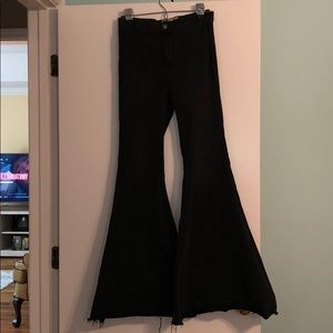 Free People black flares/bell bottoms